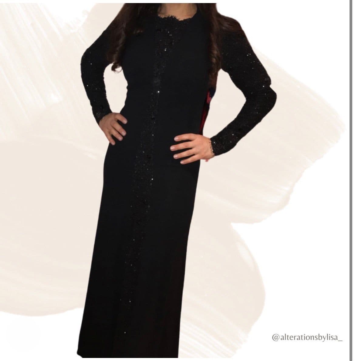 Black Evening Gown — Fit & Refinement